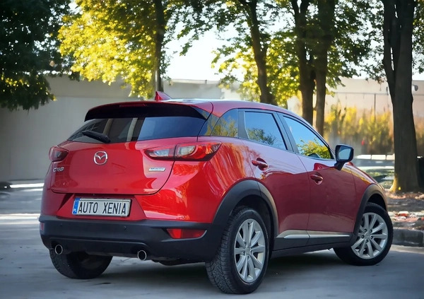 Mazda CX-3 cena 64500 przebieg: 121500, rok produkcji 2018 z Bydgoszcz małe 22